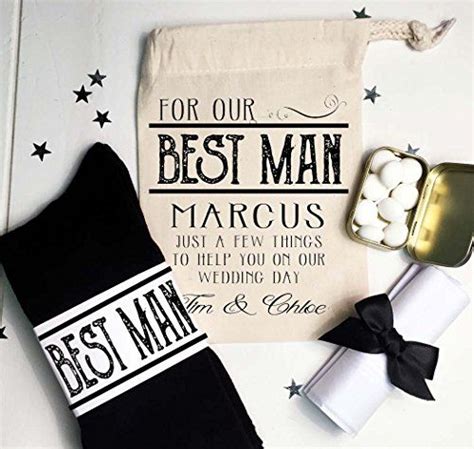 Search for best wedding gifts. Pre Filled Best Man wedding morning gift bag vintage desi ...