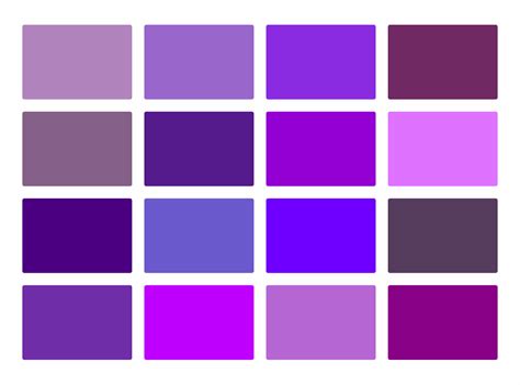 Dark Purple Color Names