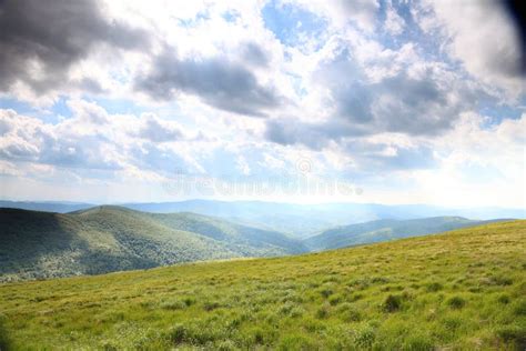 Nature Green Mountain Landscape In The Summer Stock Image Image Of