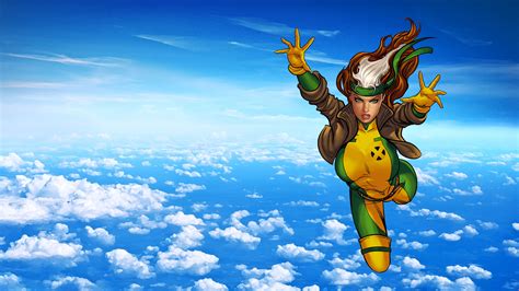 Download X Men Mutant Flying Sky Rogue Marvel Comics Comic Rogue Hd