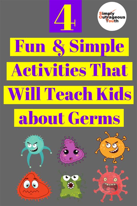 4 Fun And Simple Activities That Will Teach Kids About Germs Teaching