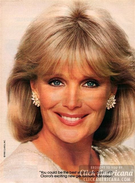 Actress Linda Evans Showed Off Her Ultress Hair Color In The 80s