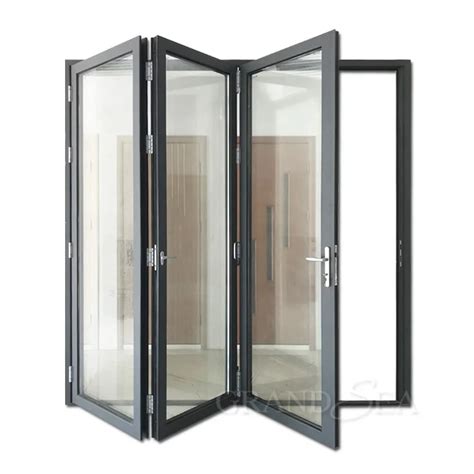 Exterior Entrance Veranda Sliding Bifold Aluminum Folding Glass Door