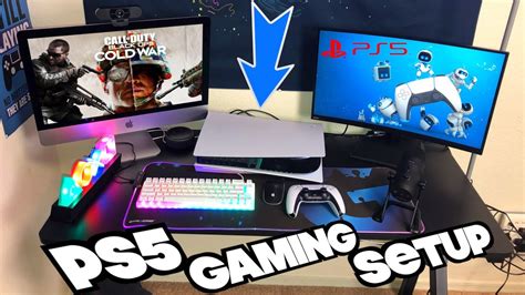 I Built My Dream Playstation 5 Gaming Desk Setup From Scratch Under An