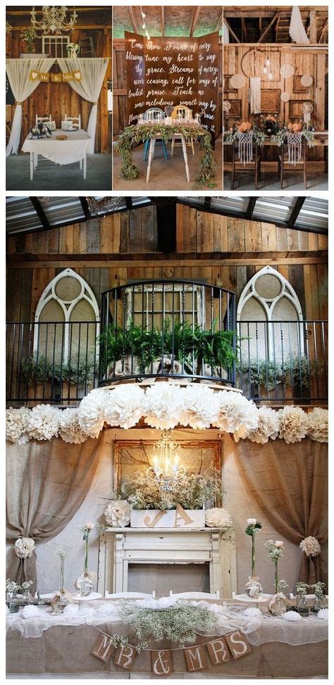 Top 20 Sweetheart Table Decor Ideas For Barn Weddings Barn Wedding