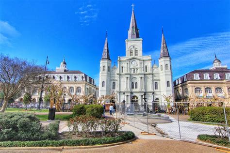 Beautiful Saint Louis Cathedral In The French Quarter New Orleans
