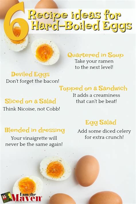 There's a reason why eggs are much loved around the world, from their it's perfectly fine to crave a hug on a plate after a long day and nothing says comfort more than hot. Love hard boiled eggs? Here are 6 recipe ideas for hard boiled eggs! How many have you tried ...
