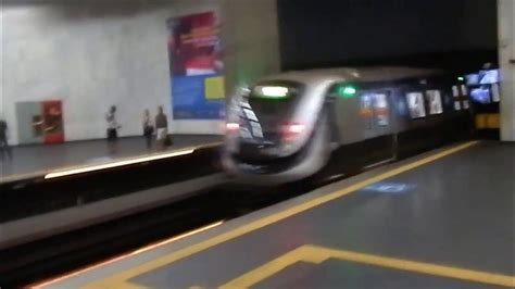 Metrô Rio Cnr 4000 Saindo Da Estação Uruguaiana Youtube