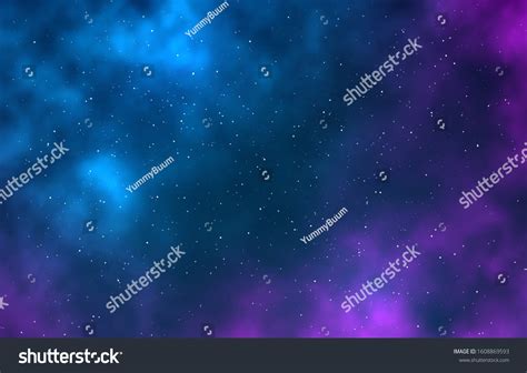 Galaxy Night Starry Sky Infinite Space Stock Vector Royalty Free
