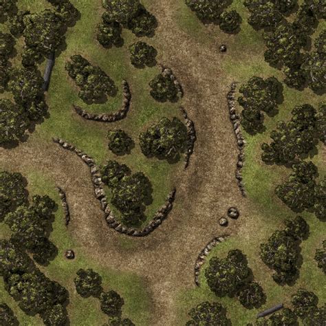 Forest Map Forest Trail D D Maps Dungeon Maps Fantasy Map Open