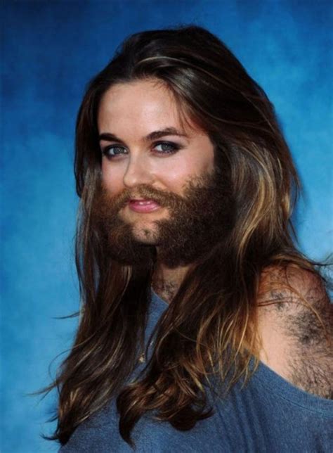 30 Female Celebrities With Beards 009 Funcage