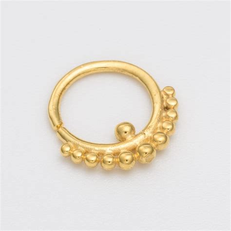 16g Septum Ring Für Durchbohrte Nase Septum Piercing Tribal Etsyde