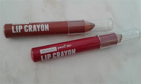 Now let me try it on my lips once. Beauty ad-VAIN-ture: Bench Lip Crayons - The Fat Foot ...
