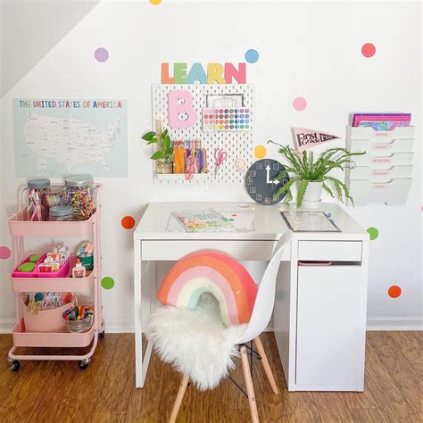 Colourful Kids Study Area Kids Interiors