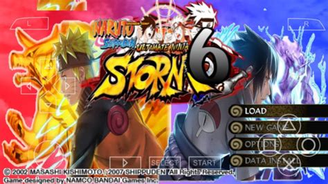 Naruto Ultimate Ninja Storm 6 Apkdata Android Psp Android1game
