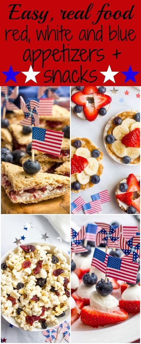 Easy Red White And Blue July Th Appetizers Recipe July Th