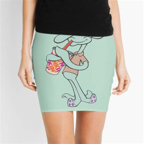 Squidward Tenticles Mini Skirts Redbubble