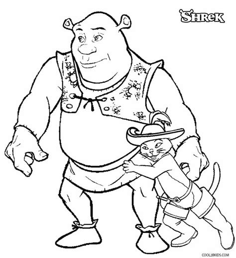 Shrek And Fiona For Kids Printable Free Coloring Pages Motherhood