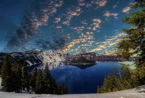 Crater Lake Sunset Photograph By Mountain Dreams Fine Art America