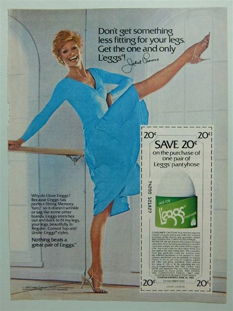 Vintage 1982 L Eggs Leggs Pantyhose Ad