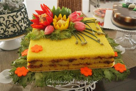 Made by azizah ismail time 1:57:00 am. Tempahan Pulut Kuning Hantaran - 1 Tingkat ~ Blog Kakwan