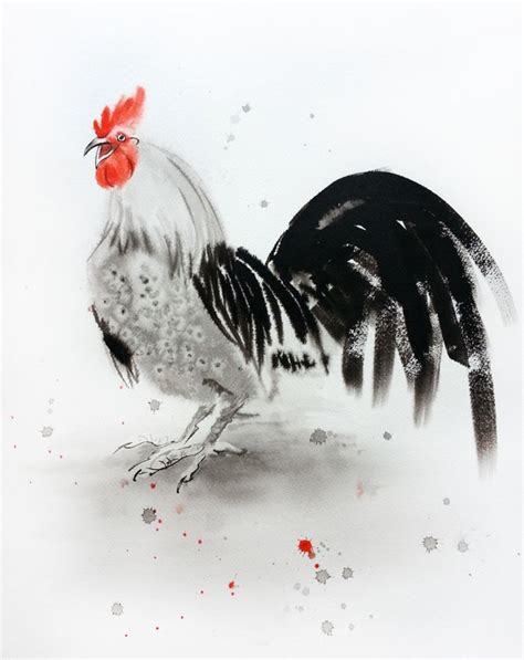 Cock A Doodle Doo Rooster Rooster Year 20 Artfinder