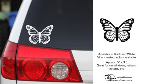 butterfly sticker butterfly decal car sticker car decal vinyl decals butterfly art