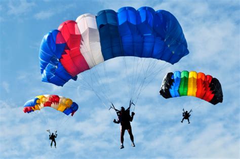 Three Parachutes Stock Photo Download Image Now Istock