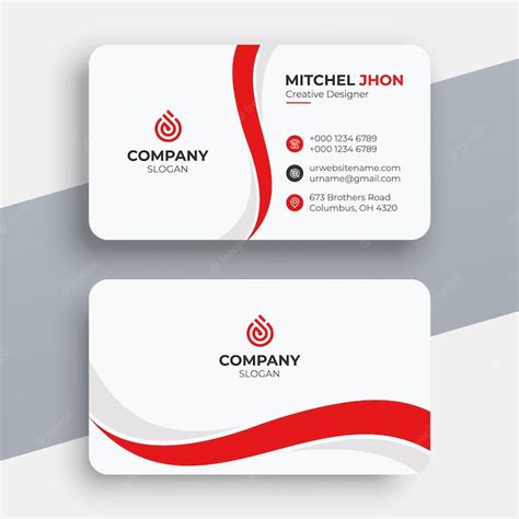 Premium Vector Modern And Creative Business Card Template