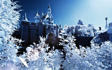 Sleeping Beauty Castle Winter Mac Wallpaper Download Allmacwallpaper