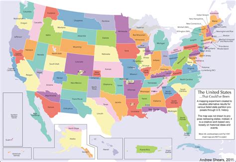 The United States That Could Have Been Visualizing Alternative
