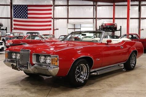 1972 Mercury Cougar 99242 Miles Red Convertible 351 Ci Windsor V8