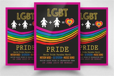 LGBT Pride Month Poster Graphic By Leza Sam Creative Fabrica