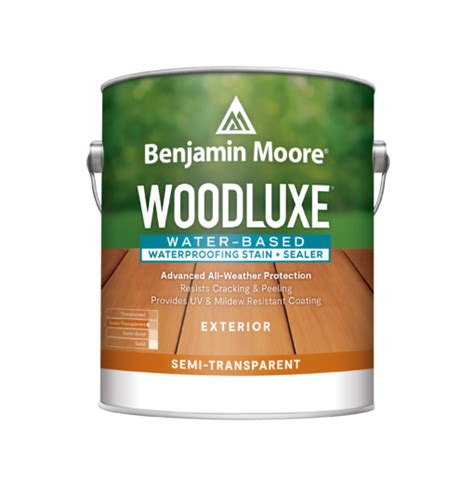 Woodluxe® Waterborne Semi Transparent Benjamin Moore Edmonton