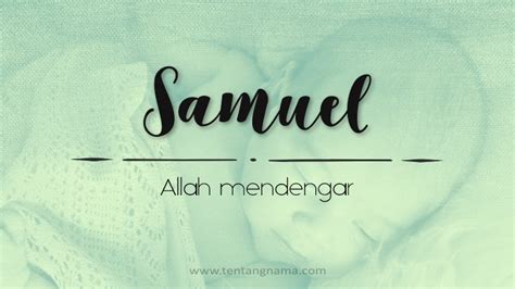 Arti Nama Samuel Menurut Alkitab
