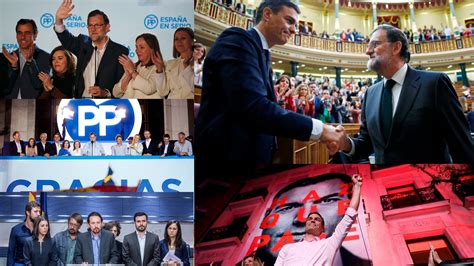 Cuatro años de inestabilidad política española