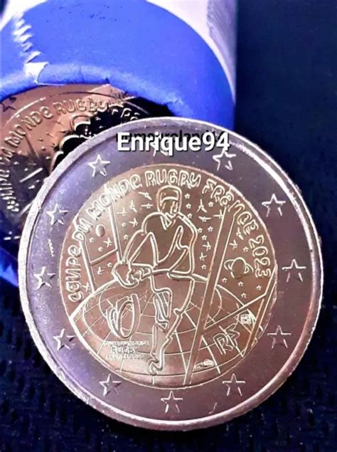 Dispo Piece Fleur De Coin 2 Euro Commemo France 2023 Ix Coupe Du Monde