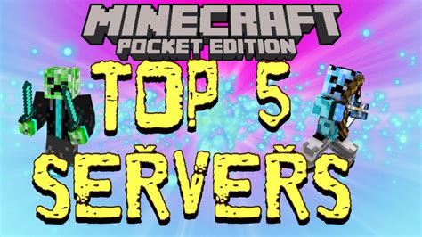 Top 5 Working Servers In Minecraft Pocket Edition Youtube