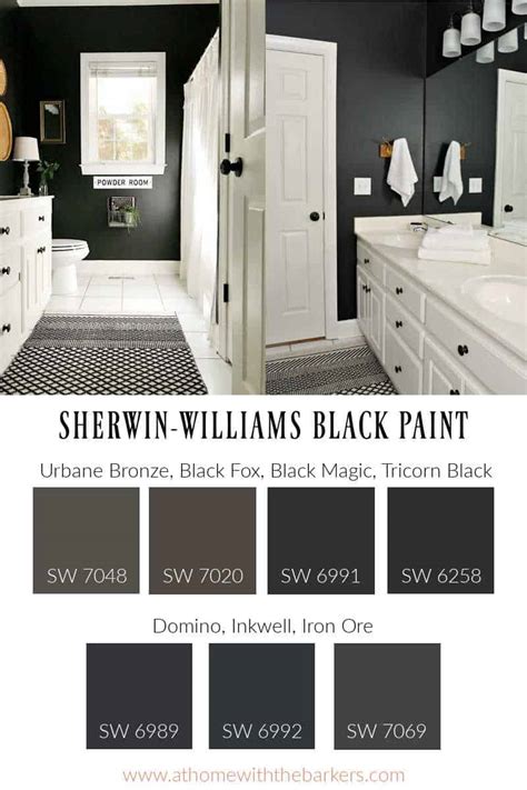Best Black Paint Colors By Sherwin Williams At Home With The Barkers