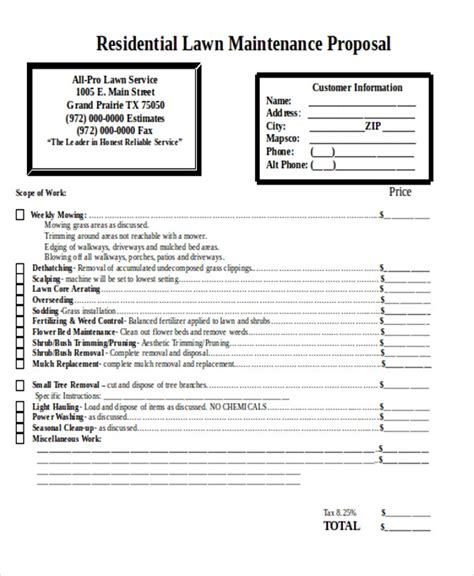 Lawn care business success is meant to be a resource for all small lawn care business owners. 45+ Proposal Templates in Doc | Free & Premium Templates