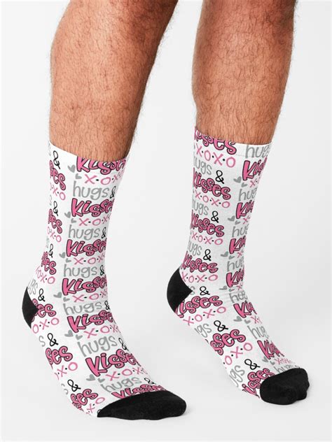 Hugs Kisses Xoxo Socks For Sale By Designsbycande Redbubble
