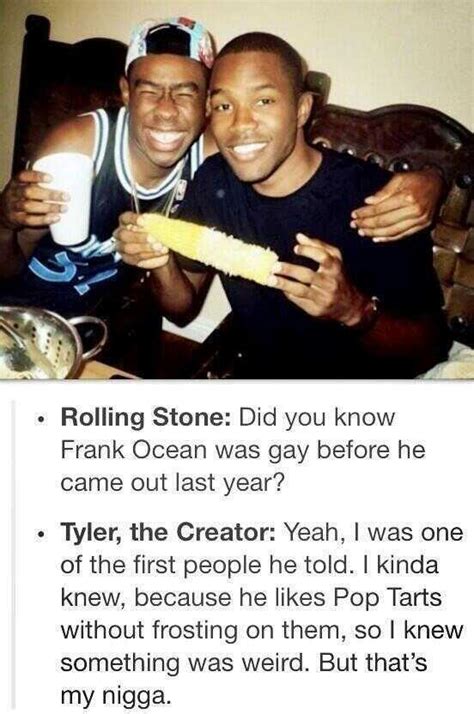 Change image and share on social. Joel on Twitter: "Found on Reddit. Tyler the Creator on Frank Ocean. http://t.co/7uUOsFmQHN"