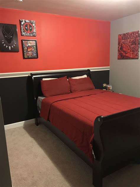 30 Red And Black Rooms Decoomo
