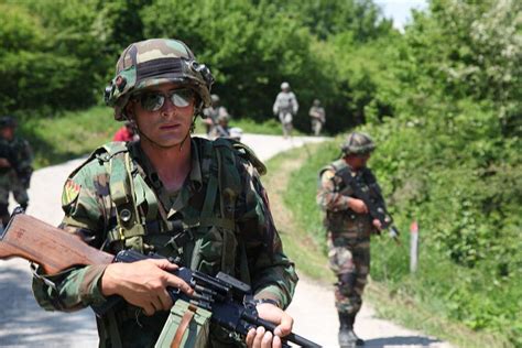 Soldiers From The Albanian Land Forces Practice Tactical Nara And Dvids