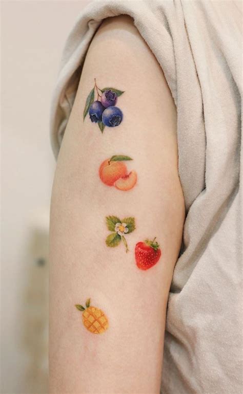 Small Fruits Tattoo Tattmaniatattmania