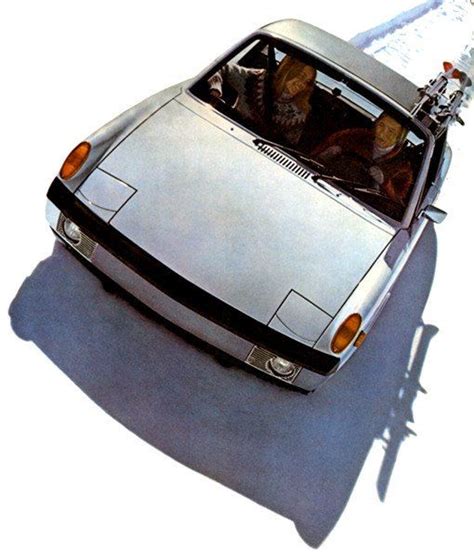 1973 Porsche 914 Promotional Advertising Poster Porsche 914 Porsche