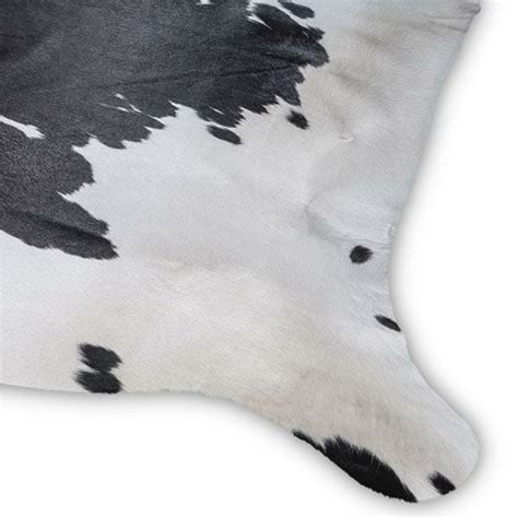 Black And White Cowhide Rug Extra Large 238 X 227 Cm Bagé Home