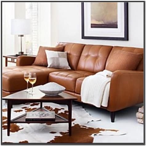 Burnt Orange Sofa Living Room Ideas Leather Sofa Living Room Orange
