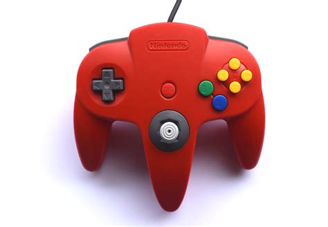 Official Original Nintendo N64 Controller Red Baxtros