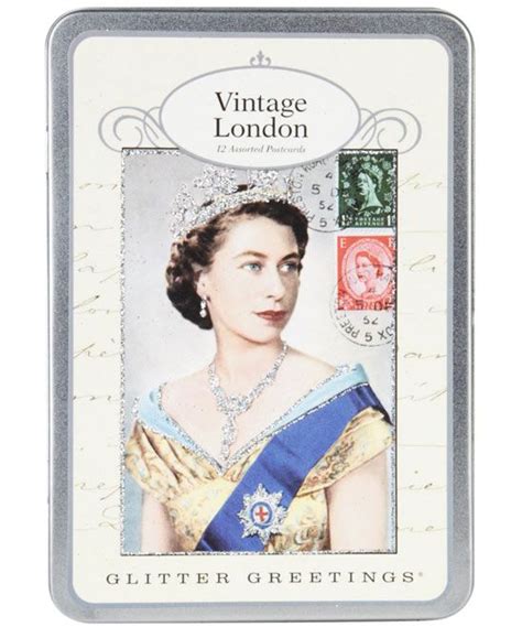 Celebrating The Queens Diamond Jubilee London Postcard Vintage